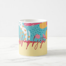 Unverblümt kühne feminine Aussage Kaffeetasse