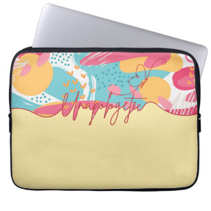 Unverblümt kühne feminine Aussage Laptopschutzhülle