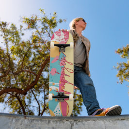 Unverblümt kühne feminine Aussage Skateboard