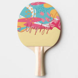 Unverblümt kühne feminine Aussage Tischtennis Schläger