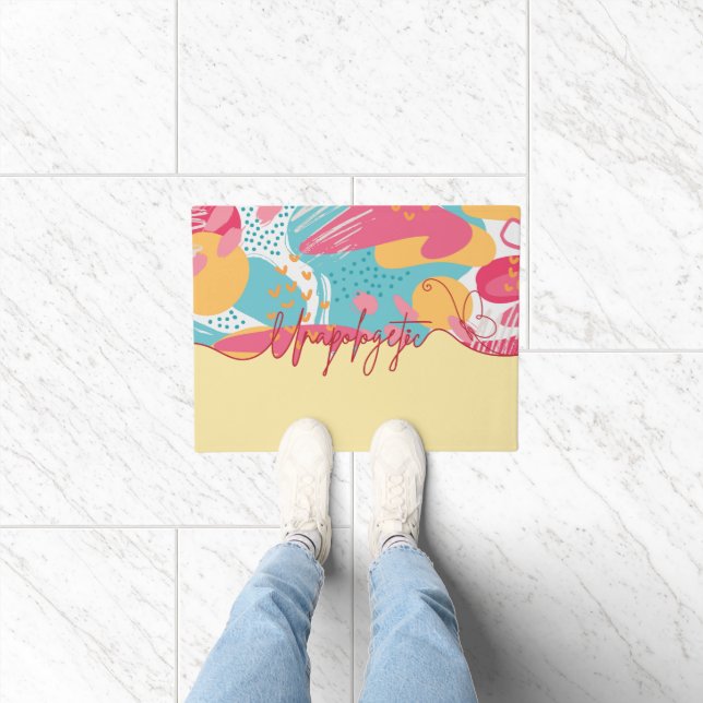 Unverblümt kühne weibliche Aussage Fußmatte (Indoor)