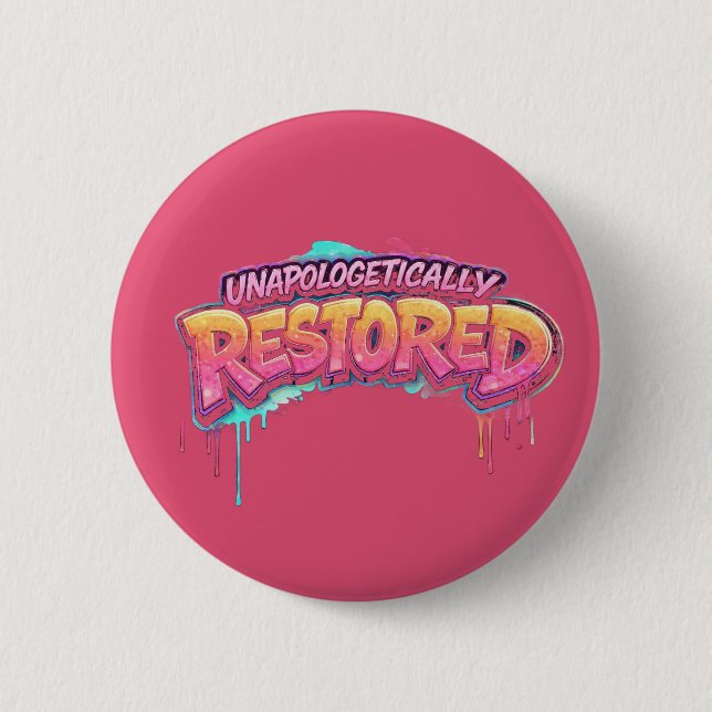 Unverblümt Restaurierter Button (Vorderseite)