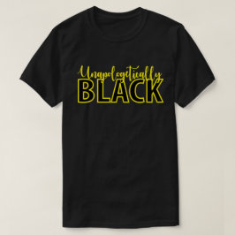Unverblümt Schwarz T-Shirt