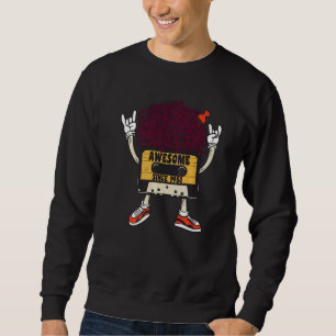 Unverblümt schwarzes Großartiges seit 1951 afrikan Sweatshirt