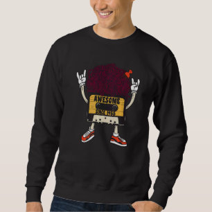 Unverblümt schwarzes Großartiges seit 1955 afrikan Sweatshirt