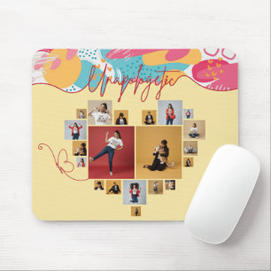 Unverblümte Personalisierte Weibliche Fotocollage Mousepad