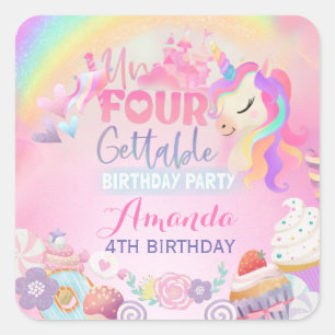 unvergesslich quadratischer aufkleber