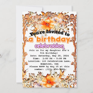 Unvergessliche Freude: Geburtstagskarten für Kinde Einladung