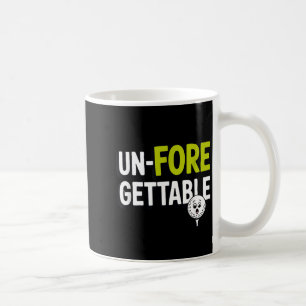 Unvergesslicher Golf-Wortwitz lustiger Golfer Kaffeetasse