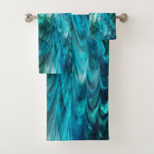 unvergleichlicher Kelpie Teal : Badhandtuch Set