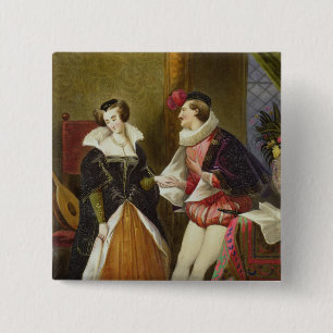 Unvergoltene Liebe Button