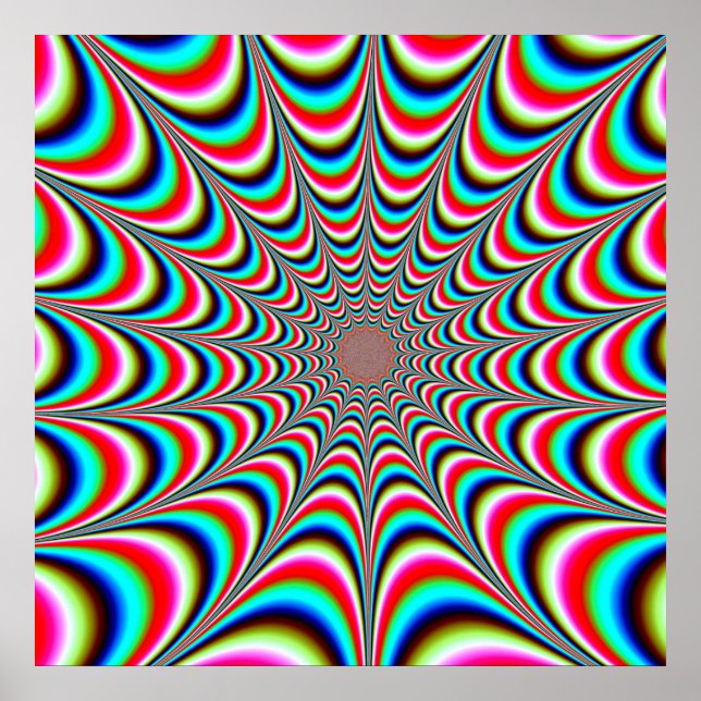 "Unverkennbare psychoaktive Intensität" Poster (Vorne)