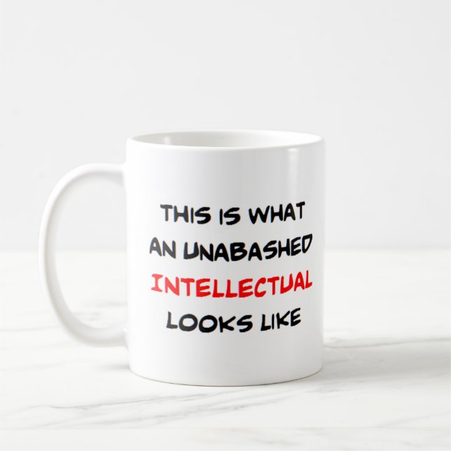 unvermindert intellektuell kaffeetasse (Links)