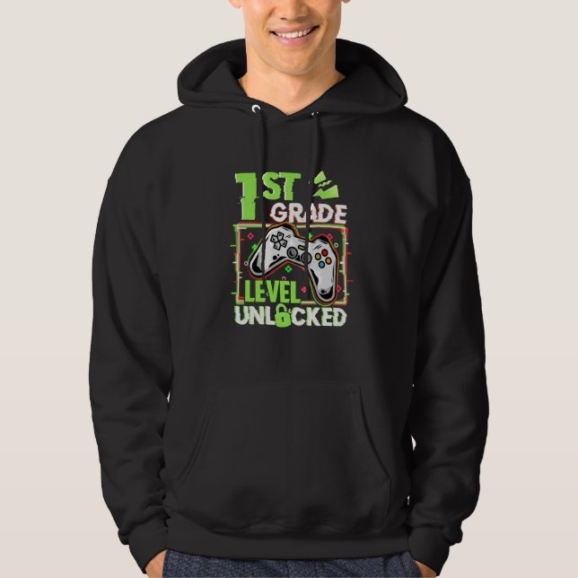 Unverriegelte 1. Stufe Hoodie (Vorderseite)