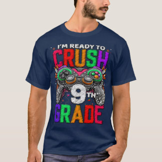 Unverriegeltes Spiel der 9. Stufe auf 9. Stufe zur T-Shirt