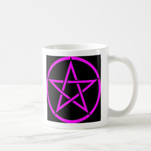 Unverschämte Hexepentagram-Sammlung (Rosa) Tasse