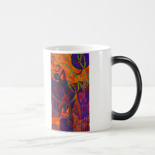 Unverschämte orange Katzen-Tasse Verwandlungstasse