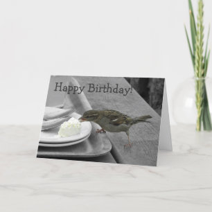 Unverschämte Spatzen-Karte Karte