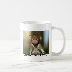 Unverschämter Affe - niedliche Tasse