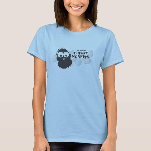 Unverschämter Affe T-Shirt (Vorderseite)