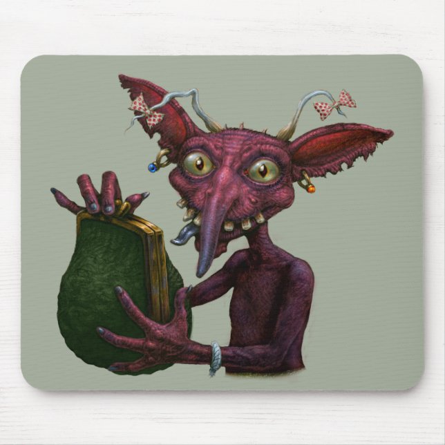Unverschämter Kobold Mousepad (Vorne)