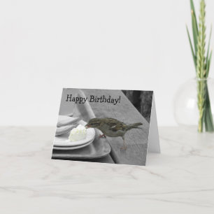 Unverschämter Spatz Notecard Karte