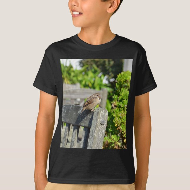 Unverschämter Spatz T-Shirt (Vorderseite)