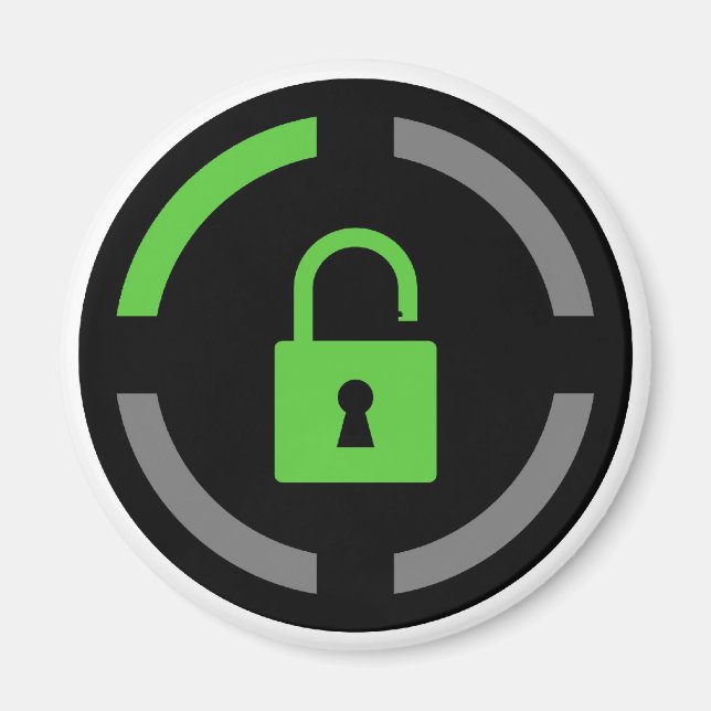 Unverschlossene Errungenschaft Magnet (Vorne)