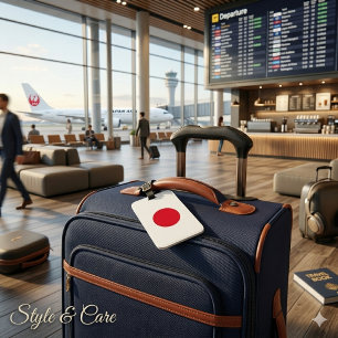 Unverwechselbares japanisch inspiriertes Dekor Gepäckanhänger