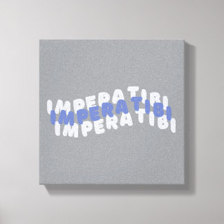 Unvollkommen perfekte inspirierende Typografie  Leinwanddruck