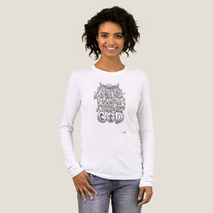 Unvollkommener Mensch Perfekter Gott Langarmshirt Tri-Blend Shirt
