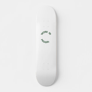 Unvollständige laufende Arbeiten Skateboard