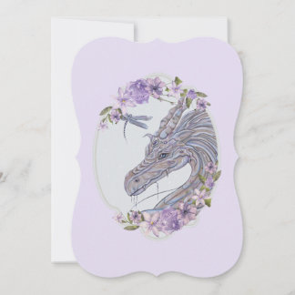 Unwahrscheinliche Freunde, Drache und Libelle Feiertagskarte