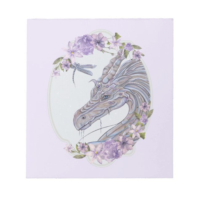 Unwahrscheinliche Freunde, Drache und Libelle Notizblock (Vorderseite)