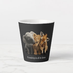 Unwahrscheinliche Freunde Elefant, Löwe & Giraffe  Milchtasse
