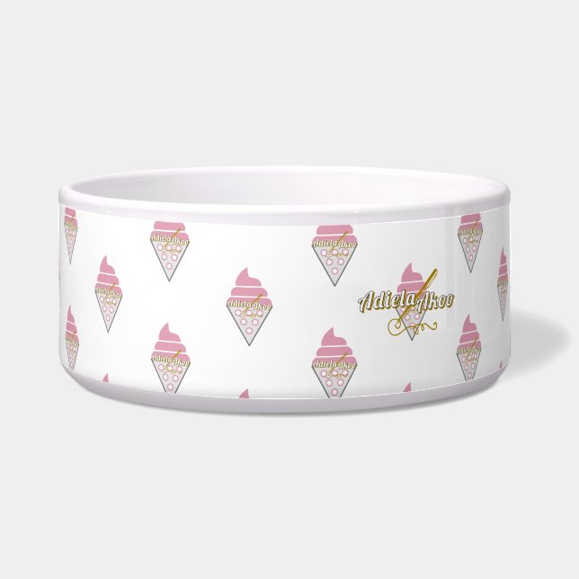 Unwiderstehliche Eiscreme Nachtisch Napf (Vorderseite)