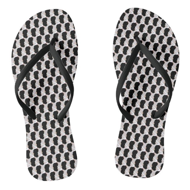 Unwiderstehliche Eiscreme Schmelze Sprinklen Flip  Flops (Fußbett)