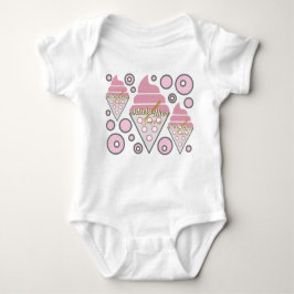 Unwiderstehlicher Eiscreme Bodysuit von Adiela Ako Baby Strampler