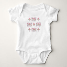 Unwiderstehliches Eis Creme Licorice Baby Bodysuit Strampler