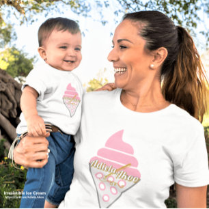 Unwiderstehliches Eiscreme Baby T - Shirt von Adie