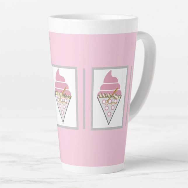 Unwiderstehliches Eiscreme Latte Tasse von Adiela  (Rechte Ecke)