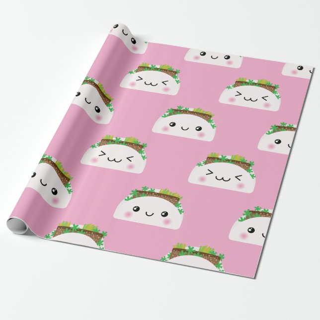 Unwiderstehliches Gua Bao Geschenkpapier (Ungerollt)