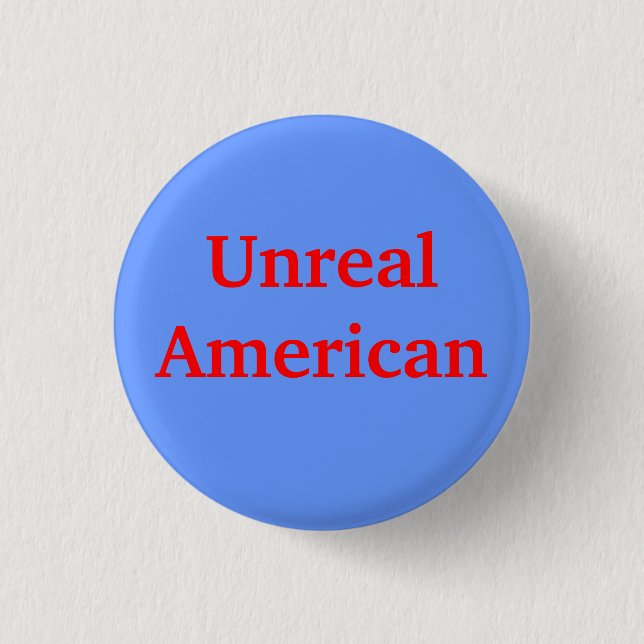 Unwirklicher amerikanischer Knopf Button (Vorderseite)