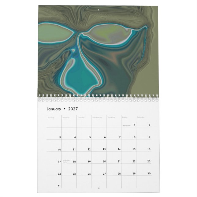 Unwirklicher Kalender 2013 (Jan 2027)