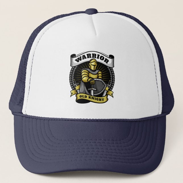 Unwohnliche Ritter Truckerkappe (Vorderseite)