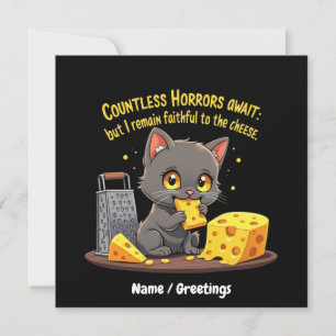 Unzählige Horror warten, aber ich bleibe treu Einladung