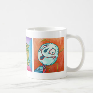 Unze-Kaffee-Tasse - Unze mit Vogelscheuche-u. Tasse