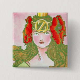 Unze Pinback - Ozma Button