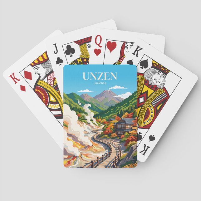Unzen Japan Spielkarten (Rückseite)