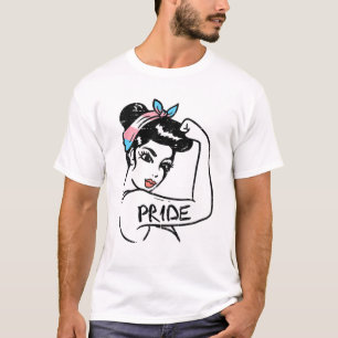Unzerbrechlich starker weiblicher Transgender-Tran T-Shirt